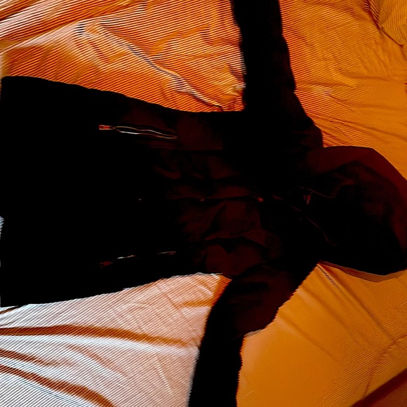 LIKE NEW BARELY WORN Kenneth Cole winter full length coat. XS/TP. All black. - Picture 1 of 2